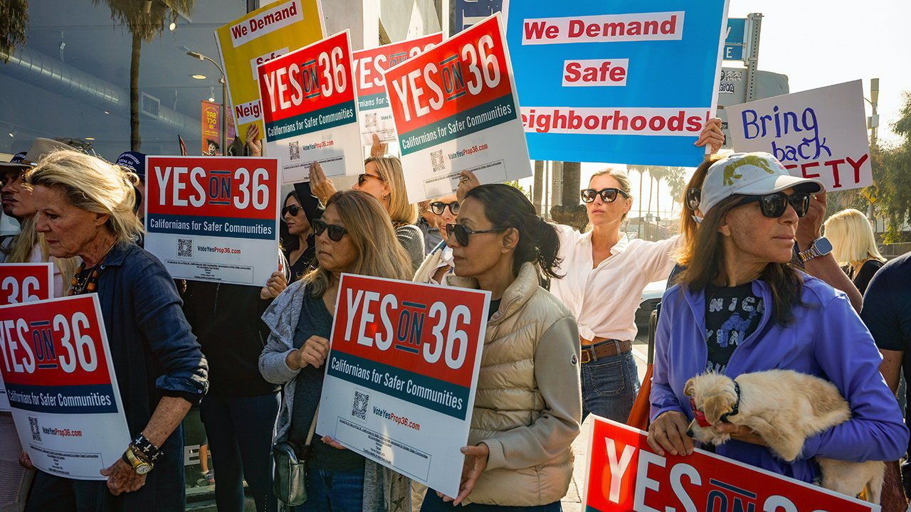 Neighbors and business owners join to support California's Proposition 36.