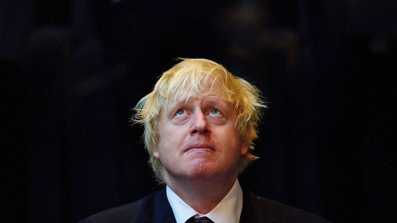 Mayor of London Boris Johnson listens to speeches during a remembrance service at City Hall in London, United Kingdom on November 6th 2015 